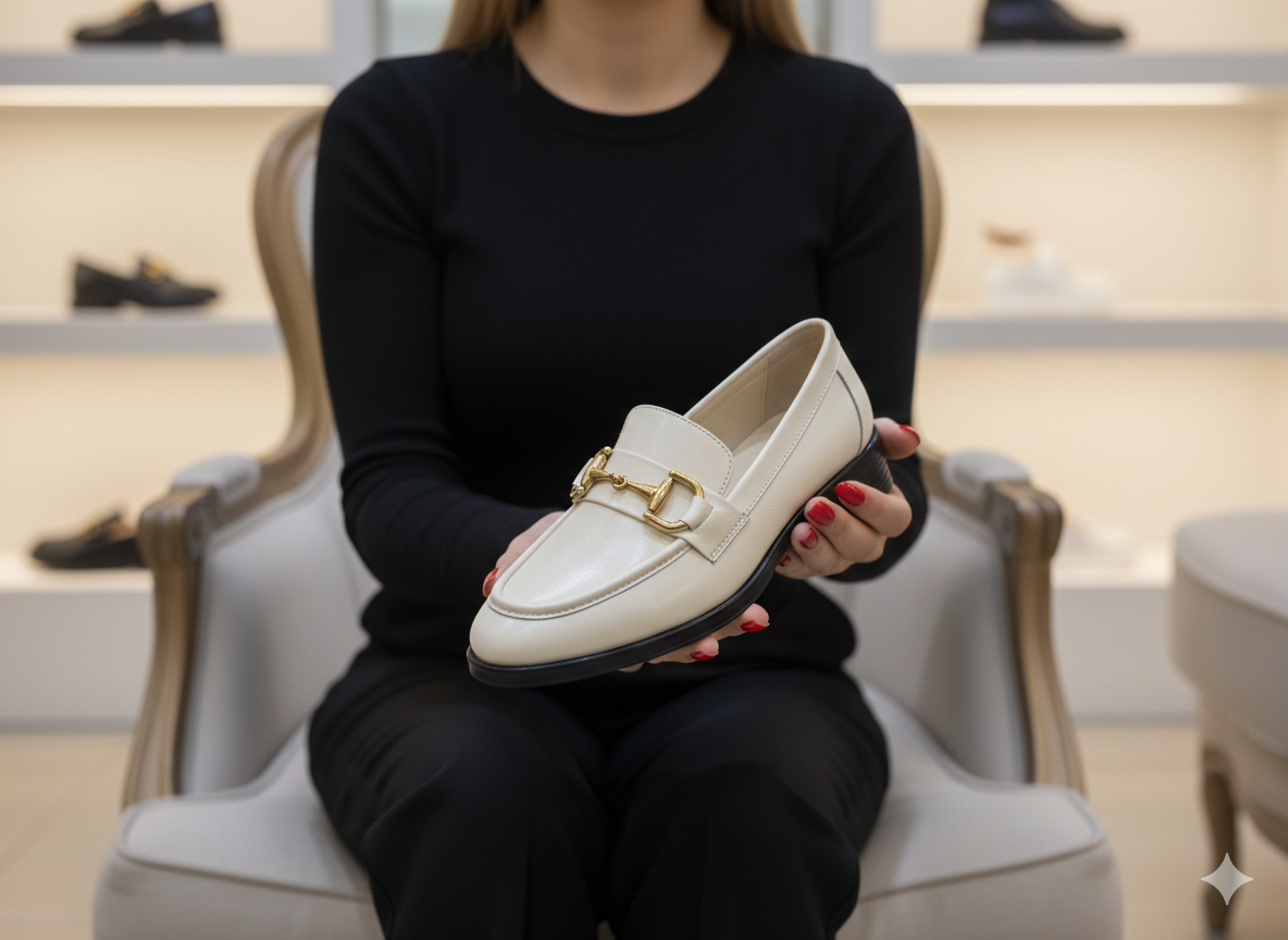 IMG_3720 Mocassin cuir motif doré – Image 10